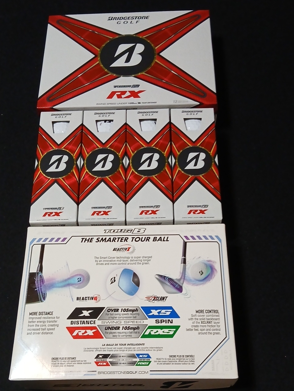 RX Golf Ball Sleeve - Red & White